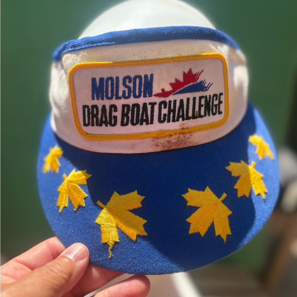 Molson Drag Boat Challenge Molson Export trio vintage hats